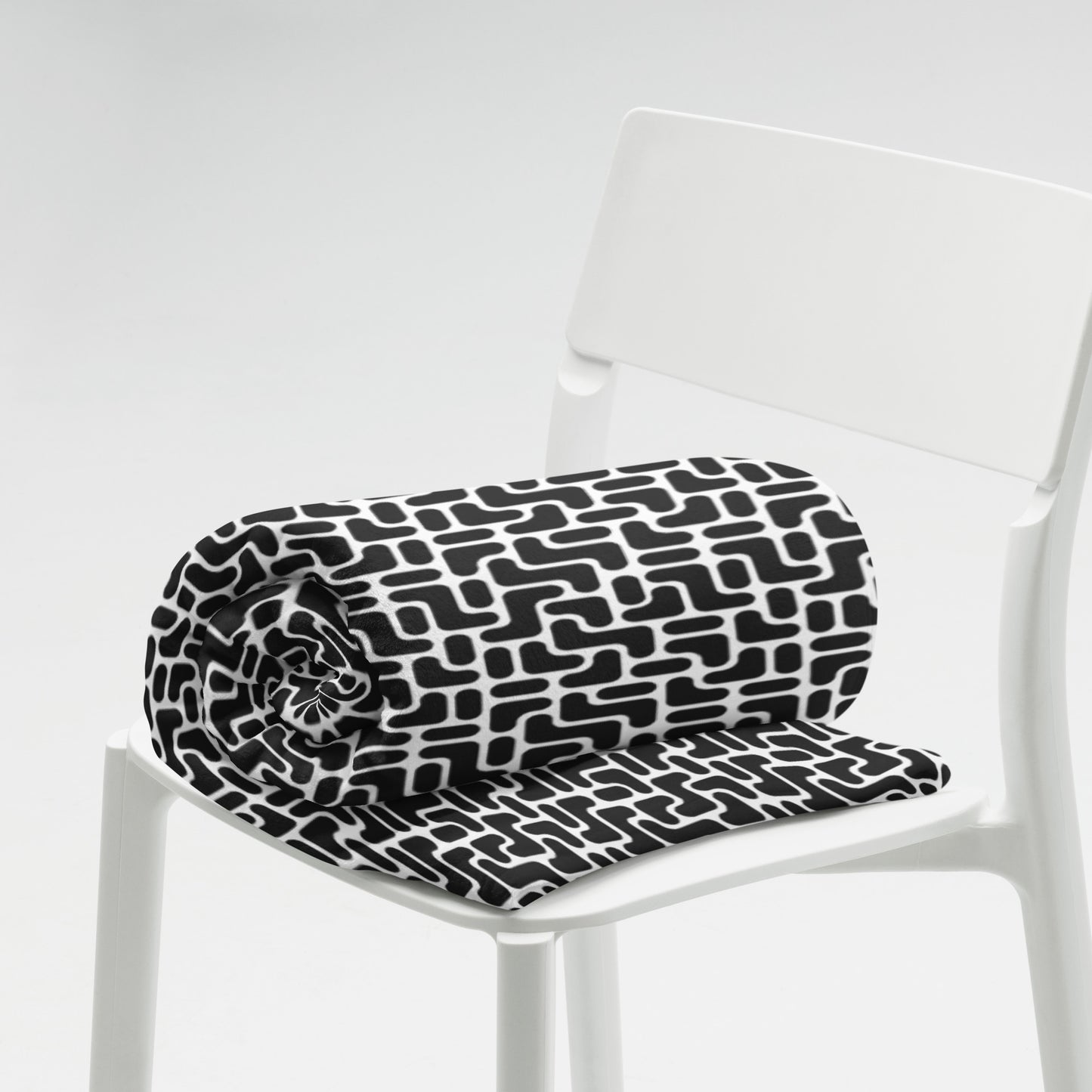 Black + White Throw Blanket